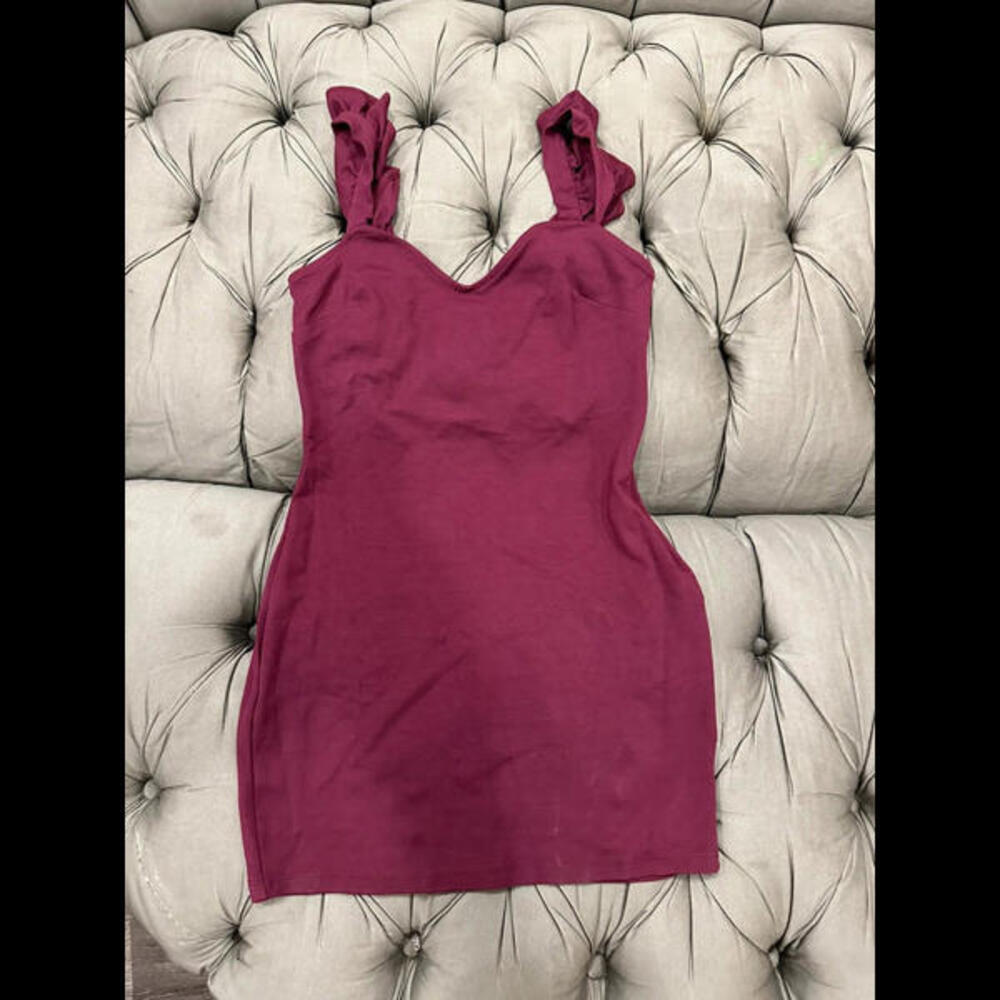 Kimchi Blue Dress, XS, Burgundy